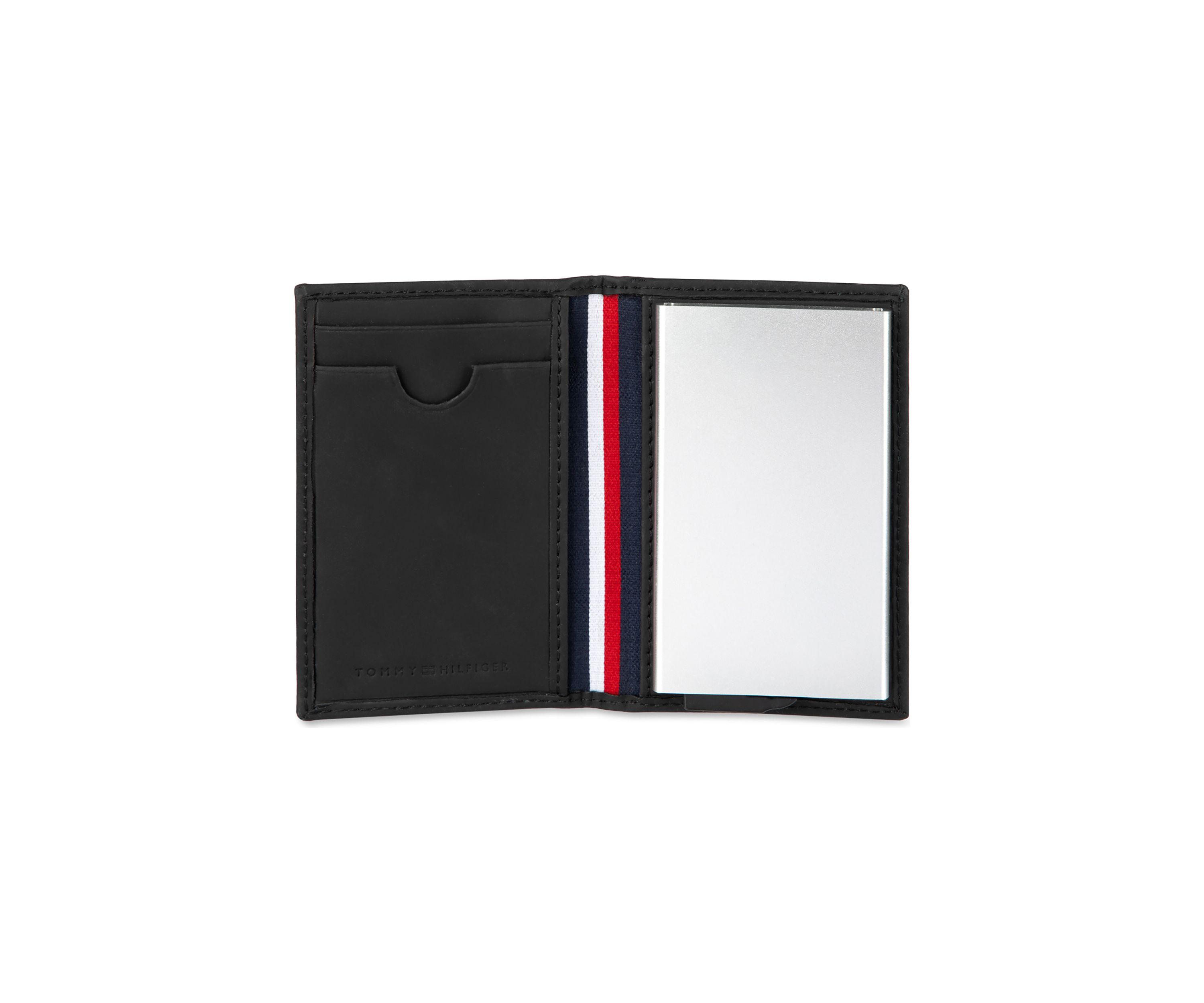 Duofold Card Case Wallet with Interior Metal Card Ejector