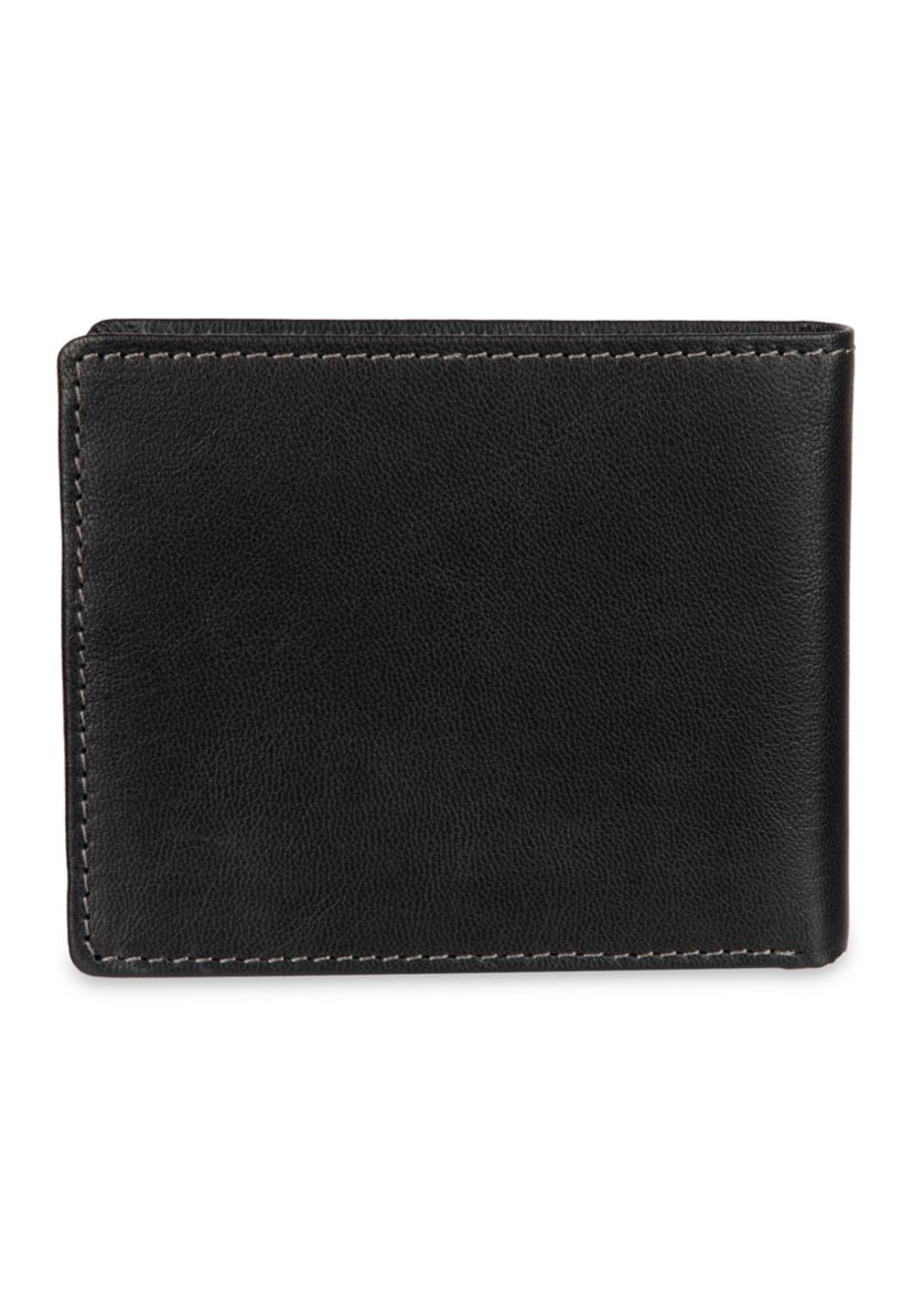 Extra Capacity Leather Slimfold Wallet