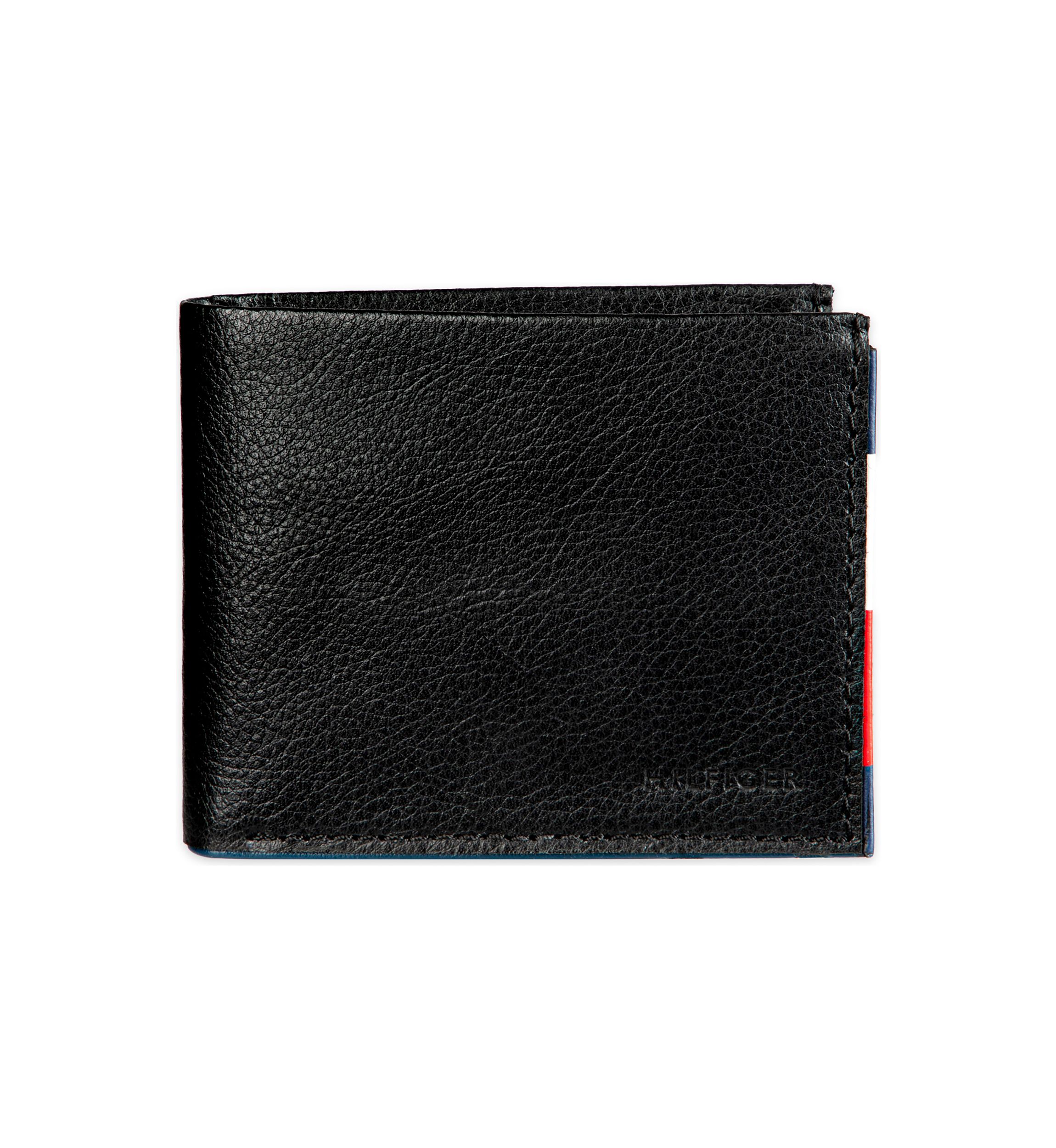 Leather Traveler Wallet with Patch On Interior Card Slots