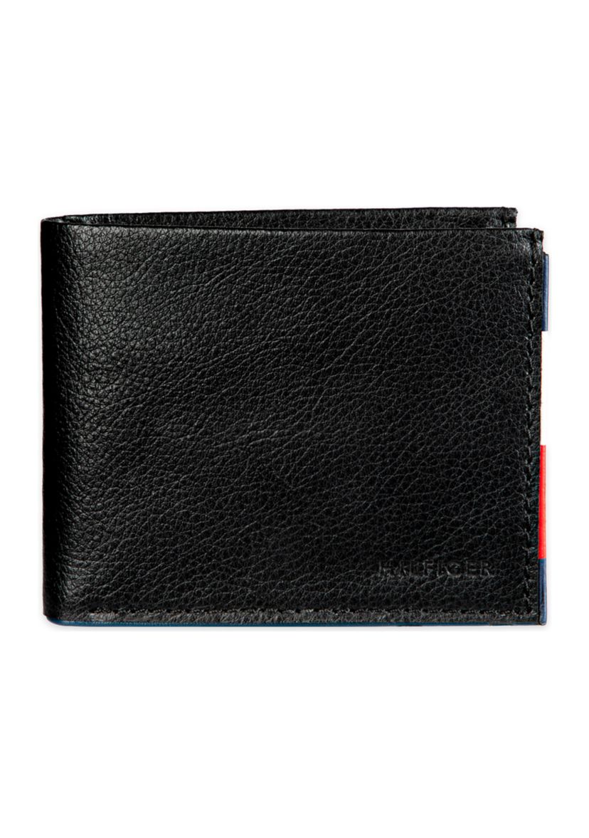 Leather Traveler Wallet with Patch On Interior Card Slots