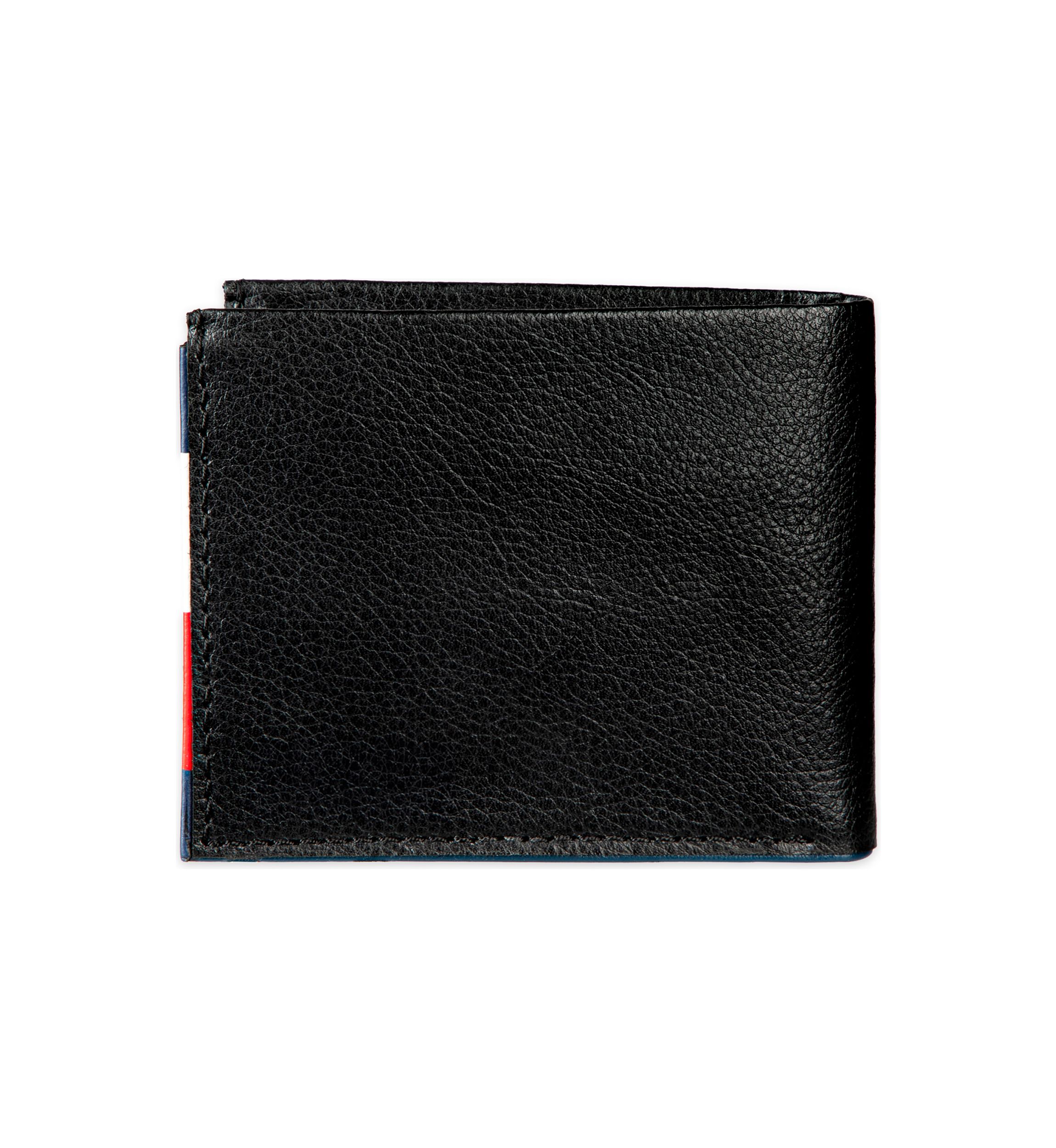 Leather Traveler Wallet with Patch On Interior Card Slots