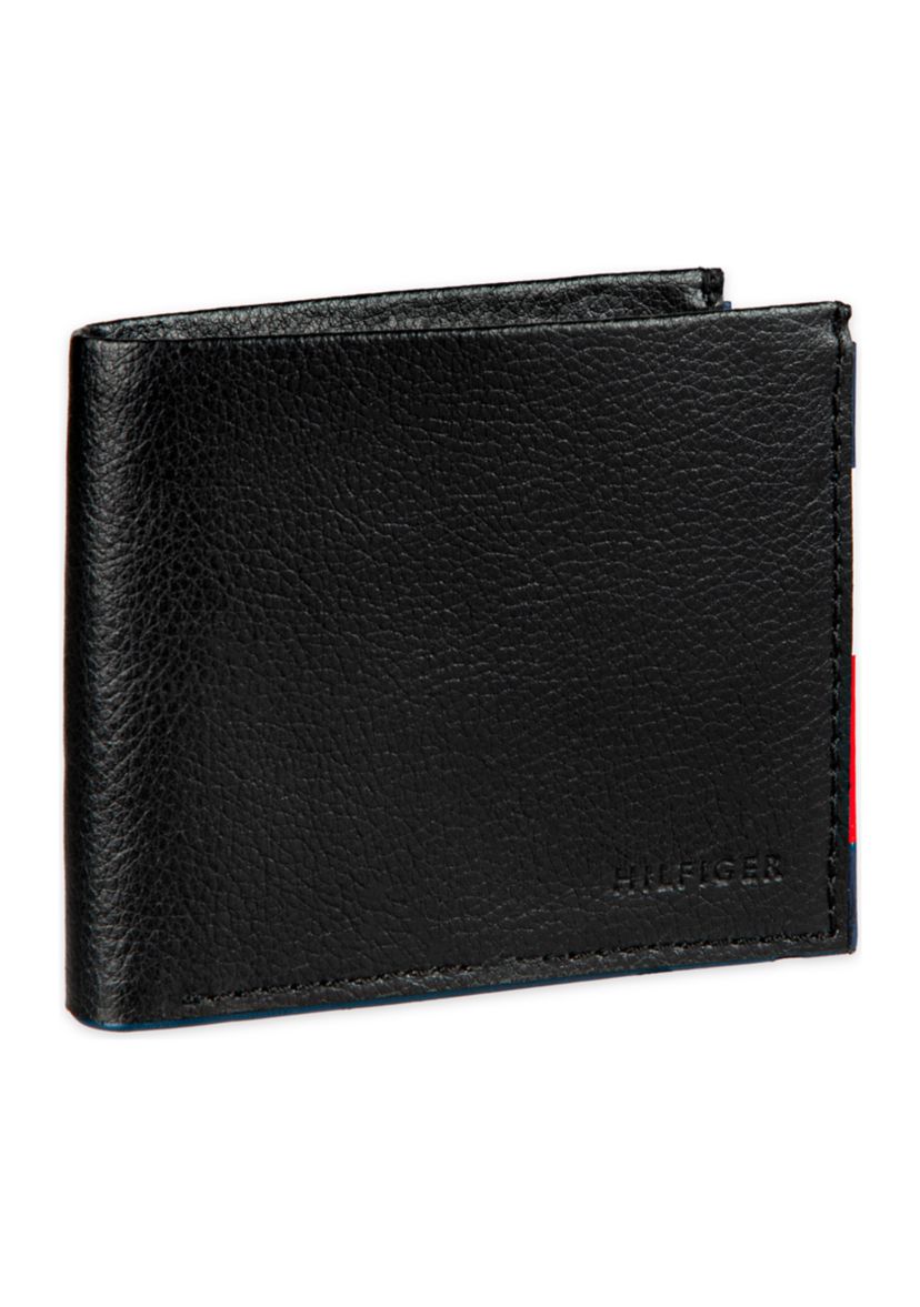 Leather Traveler Wallet with Patch On Interior Card Slots