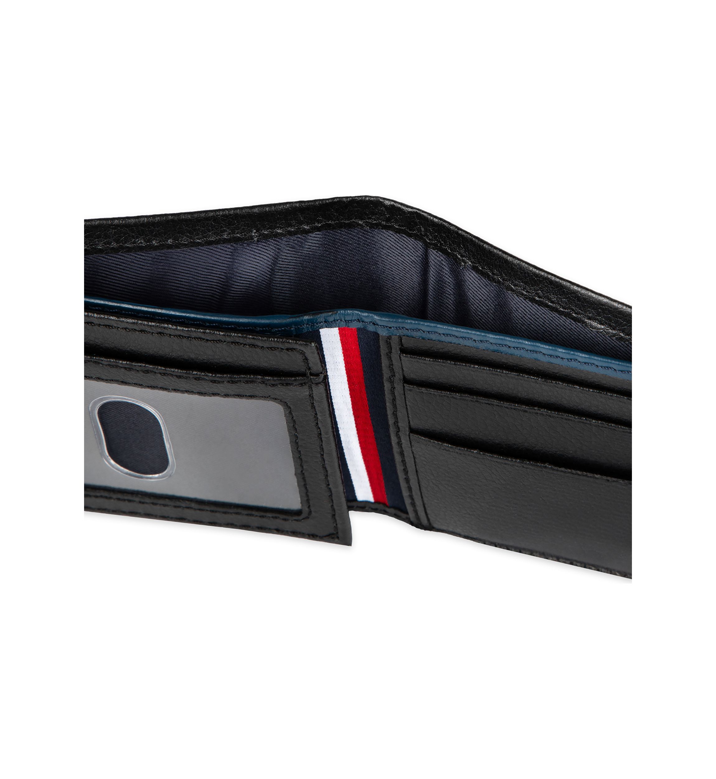 Leather Traveler Wallet with Patch On Interior Card Slots