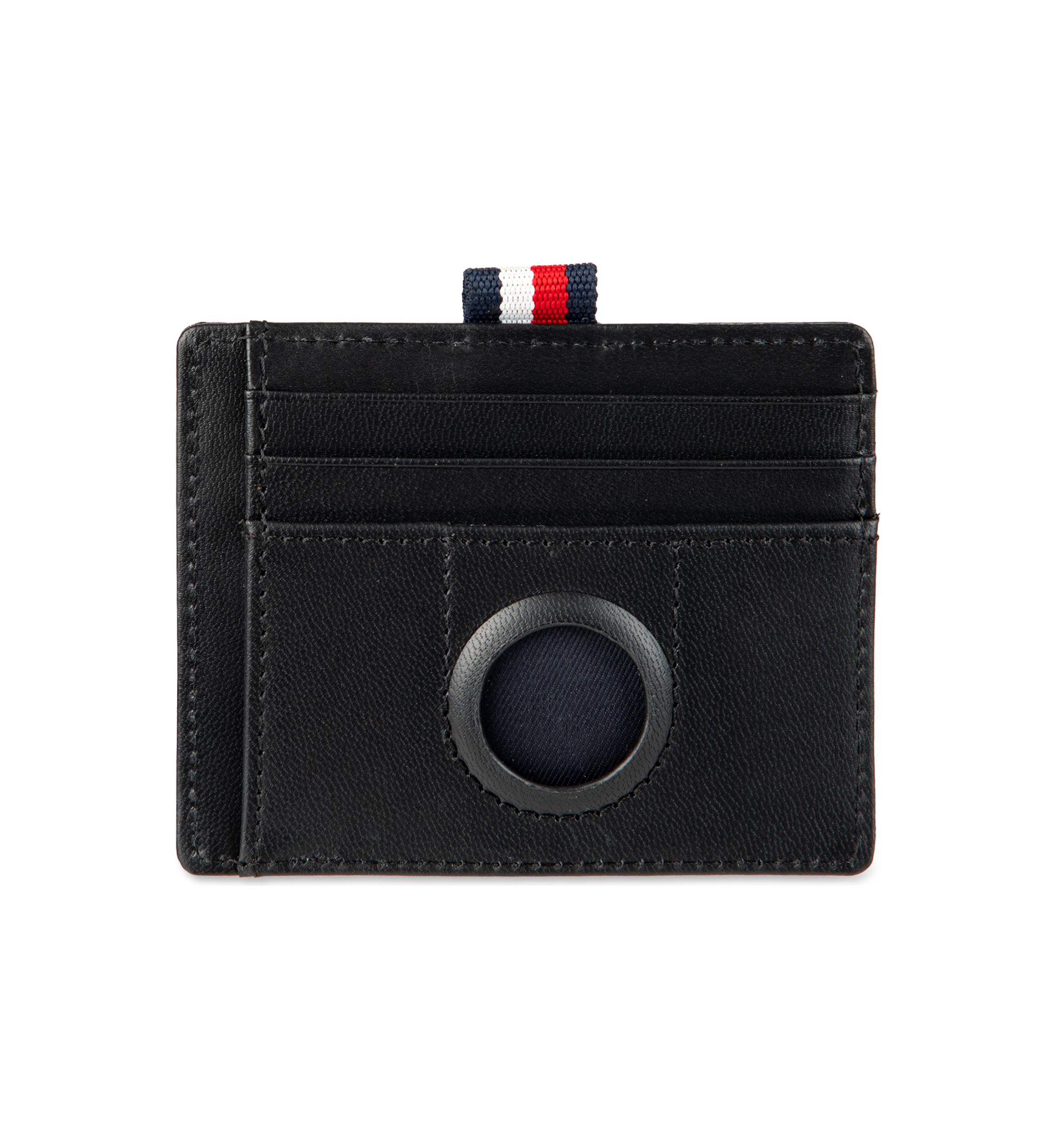 Card Case Wallet with Airtag Key Fob Pocket