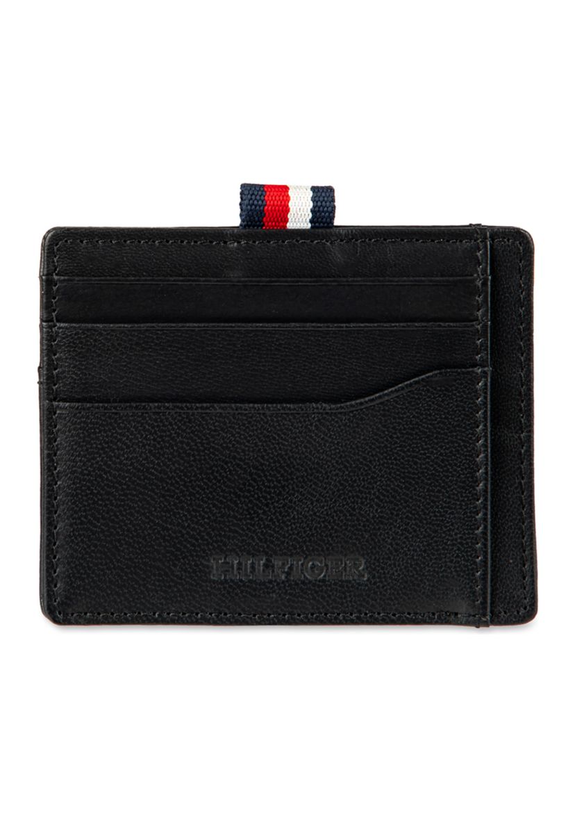 Card Case Wallet with Airtag Key Fob Pocket