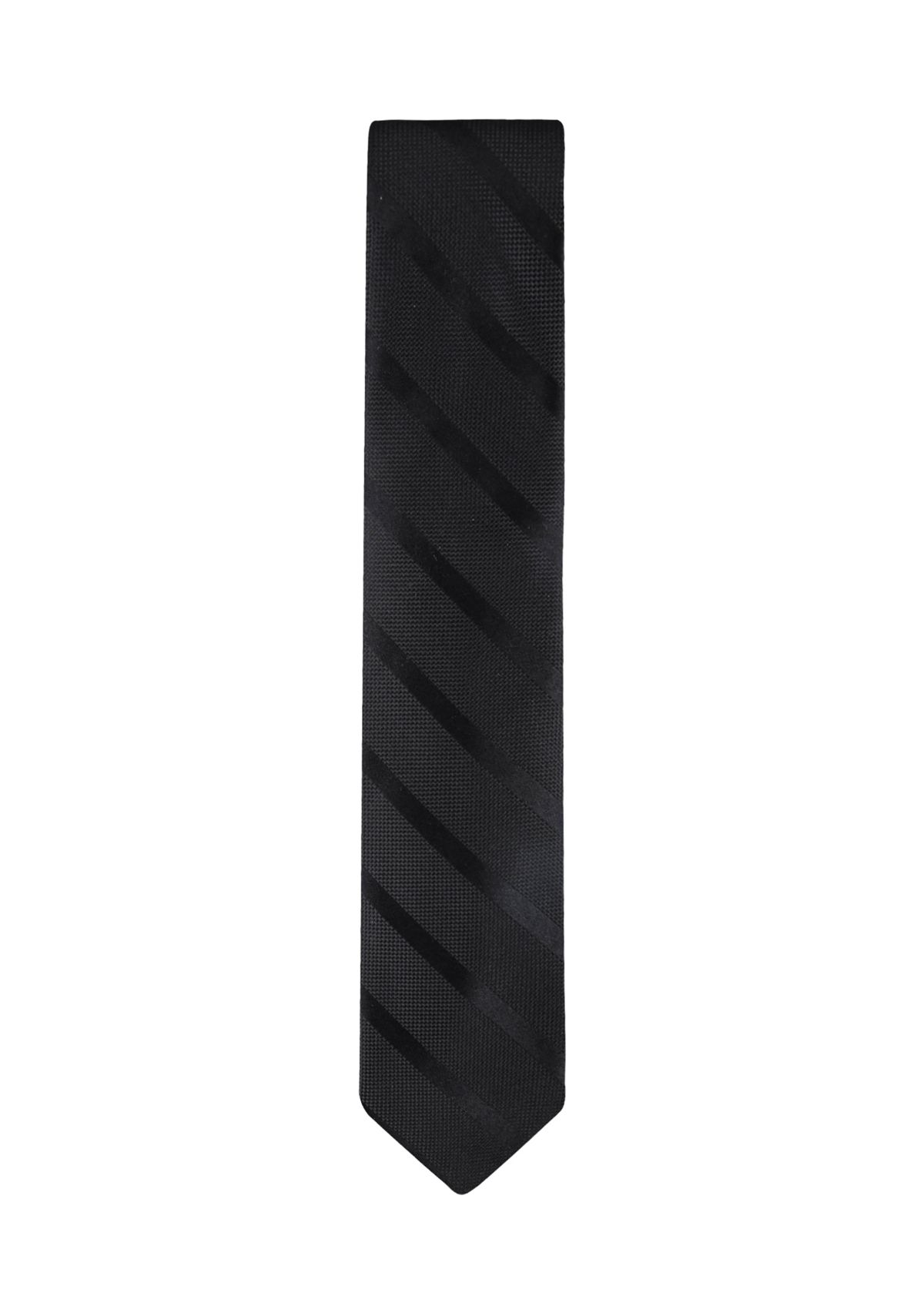 Tonal Textured Stripe Regular Width Necktie