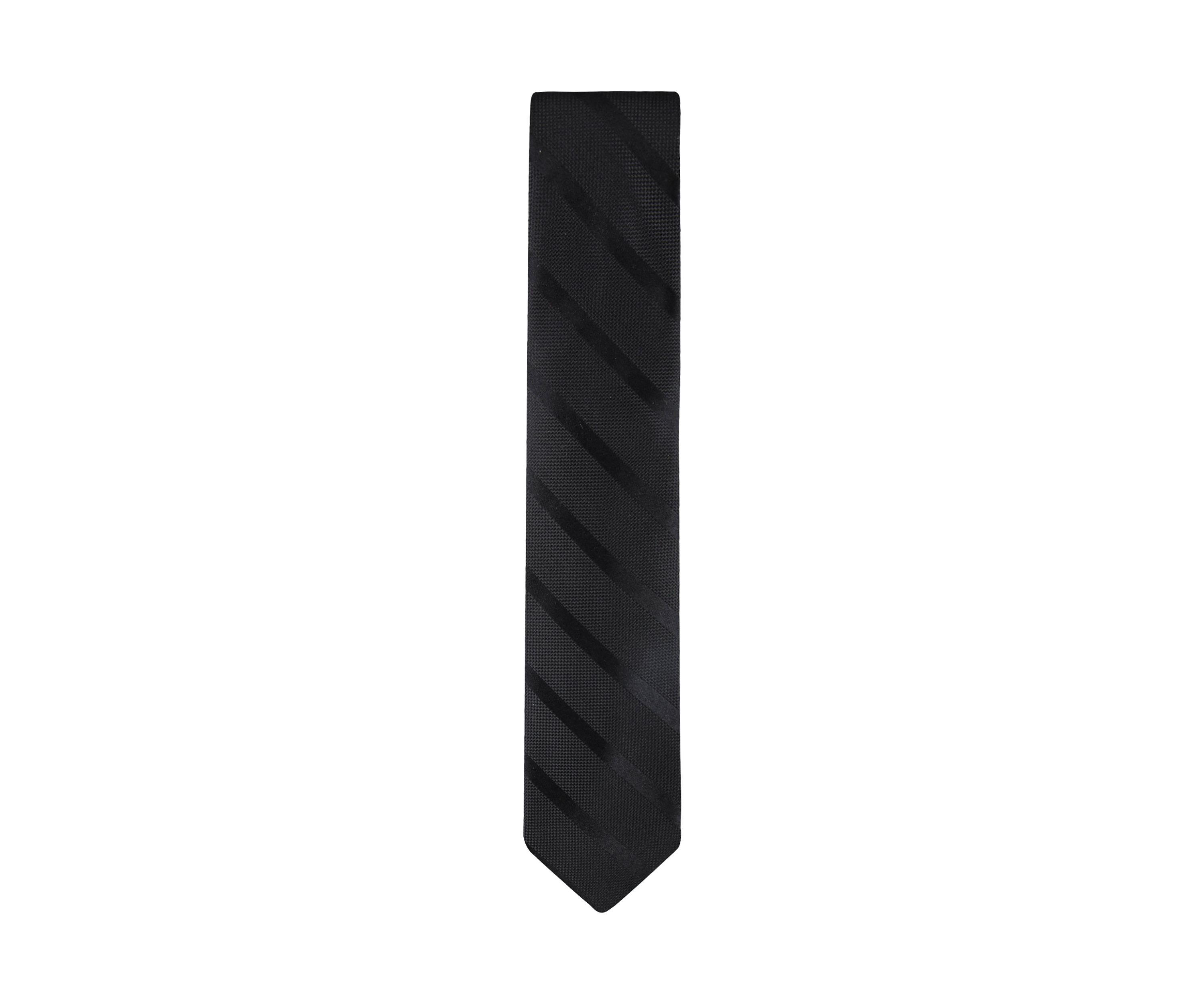 Tonal Textured Stripe Regular Width Necktie