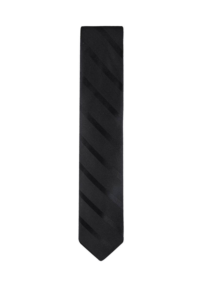 Tonal Textured Stripe Regular Width Necktie
