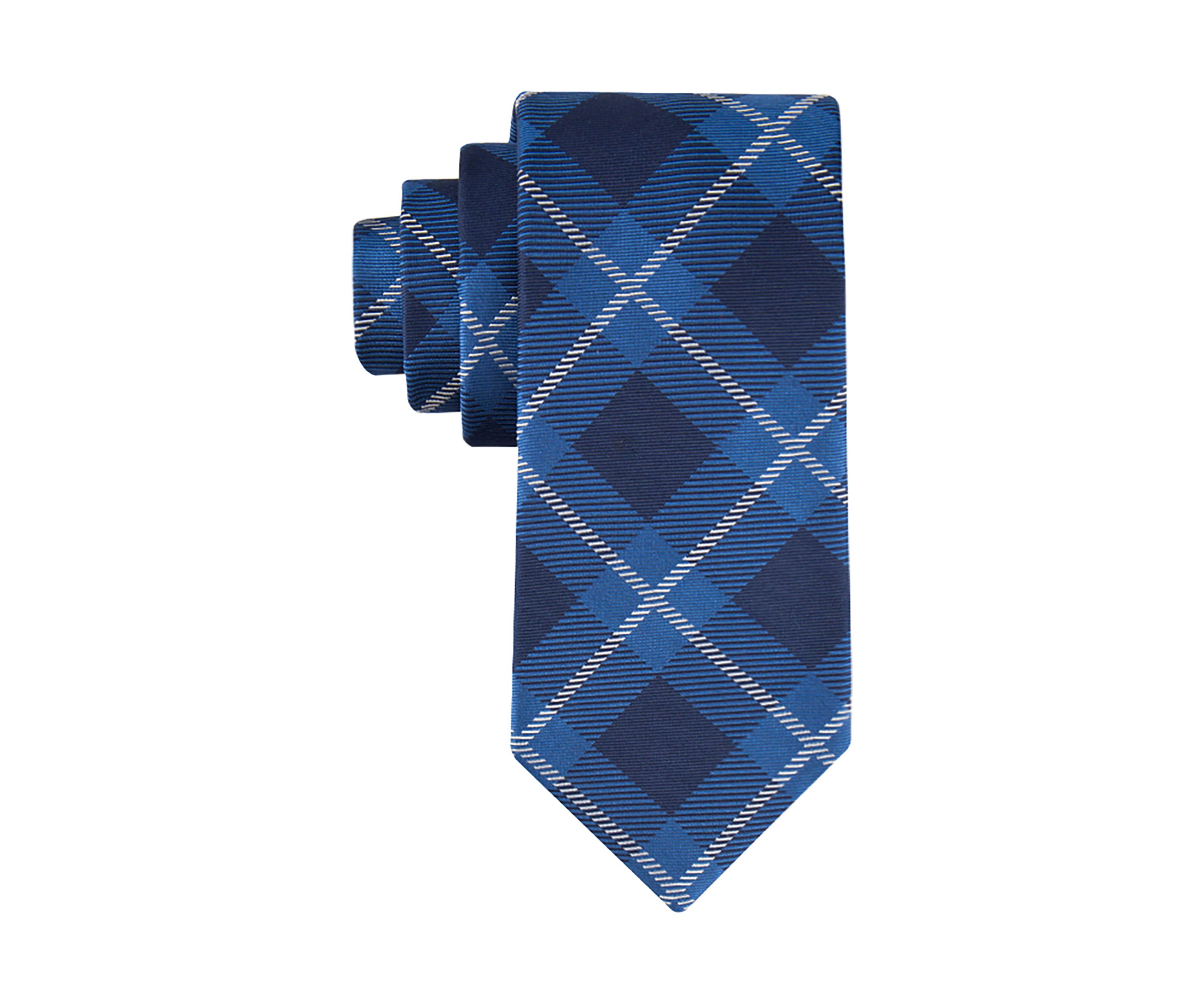 Windowpane Printed Tie
