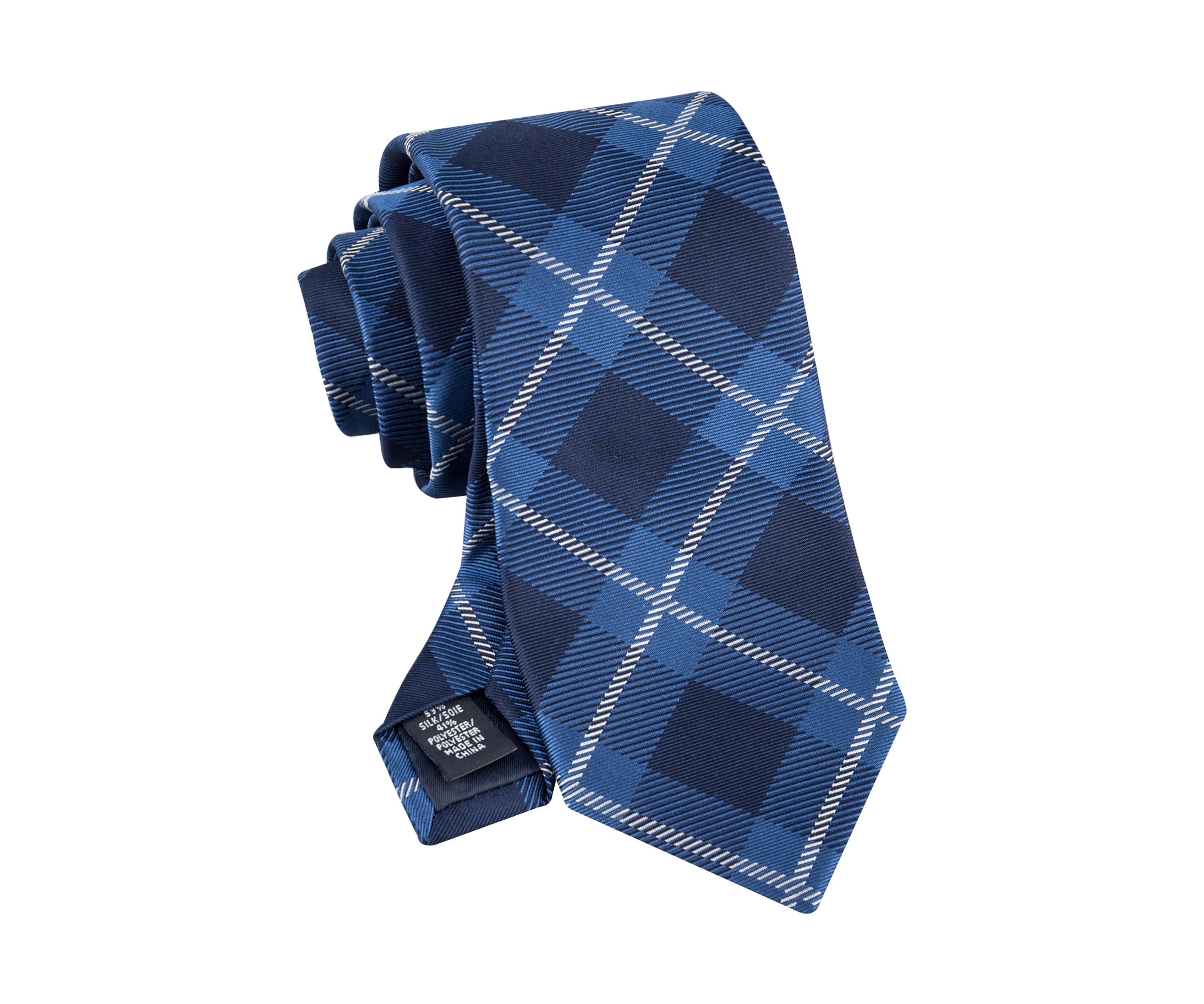 Windowpane Printed Tie