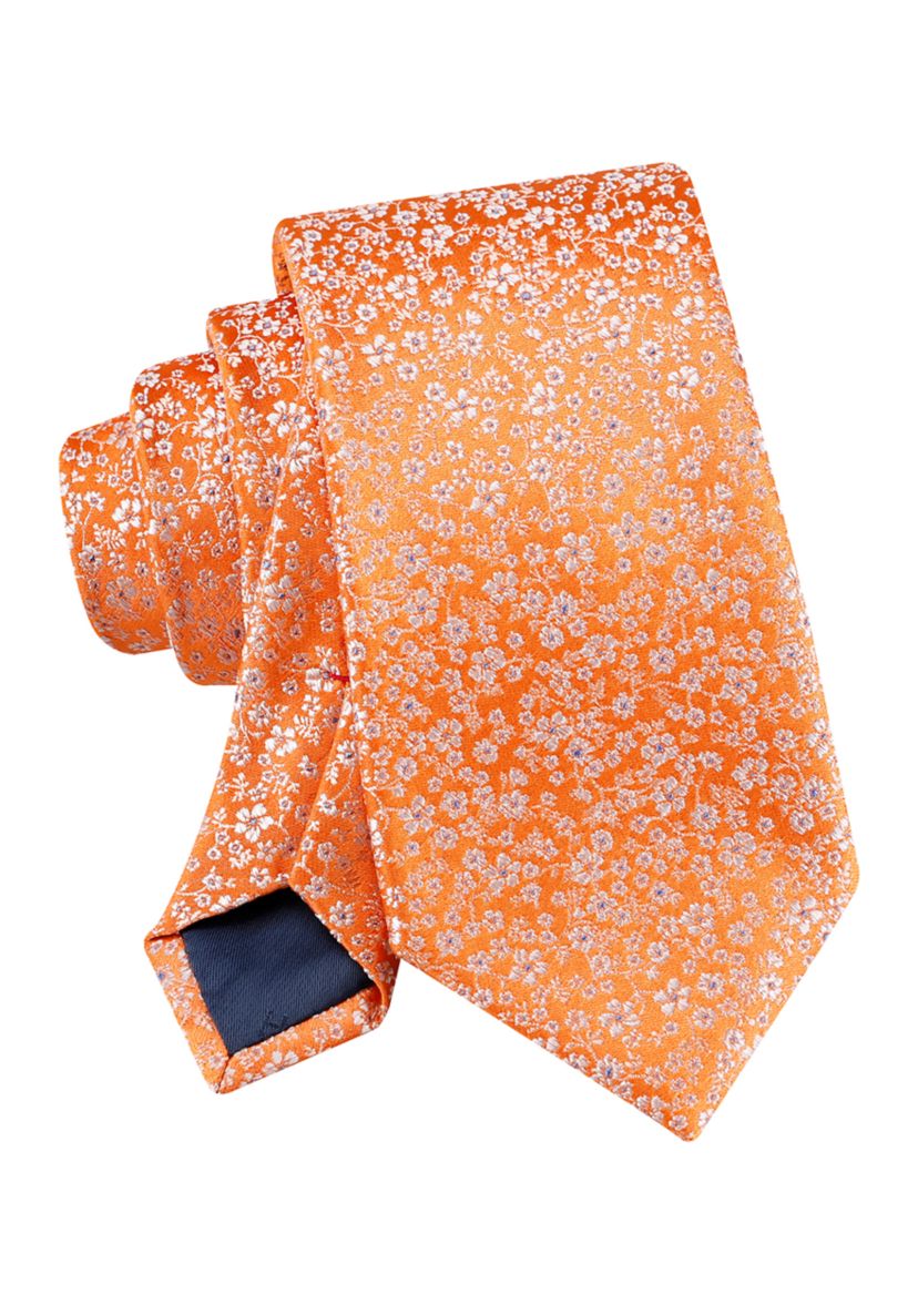 Micro Floral Necktie