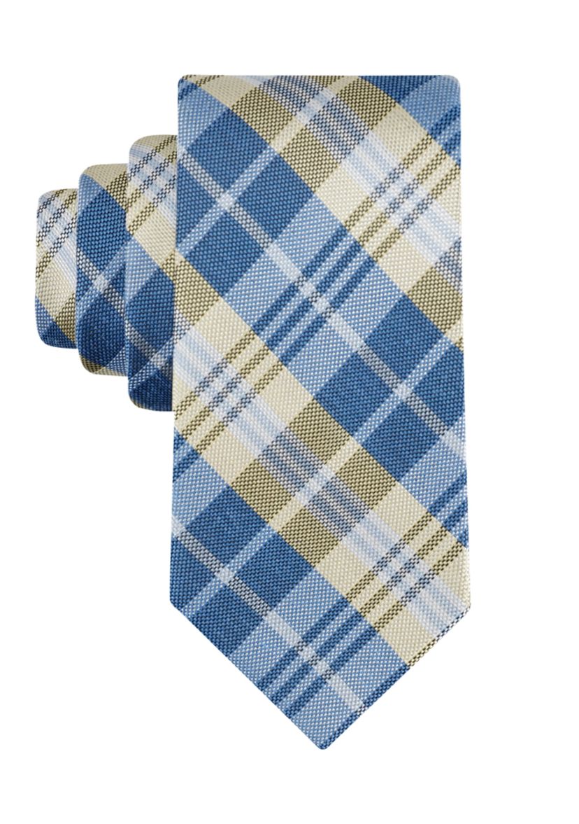 Mens Classic Plaid Tie