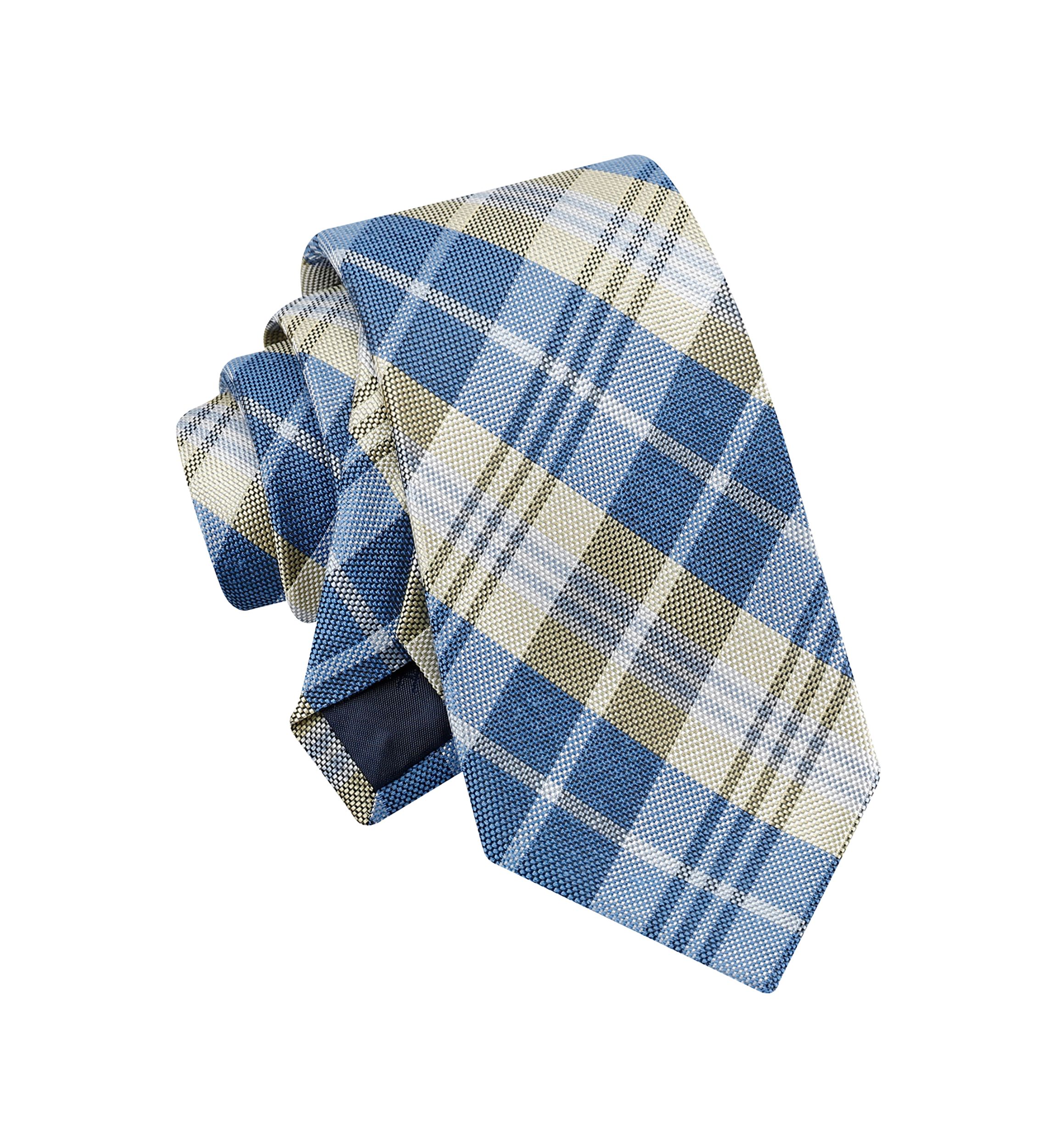 Mens Classic Plaid Tie