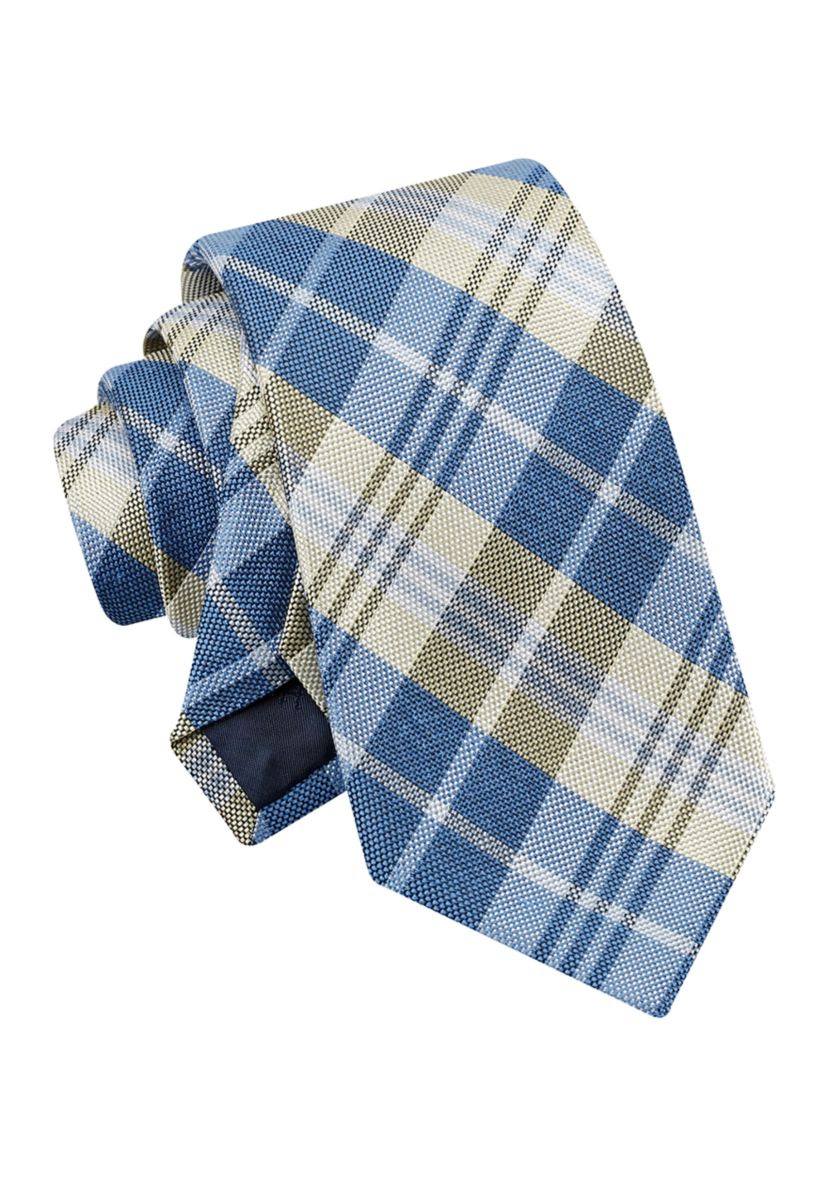 Mens Classic Plaid Tie