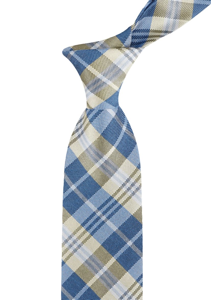 Mens Classic Plaid Tie