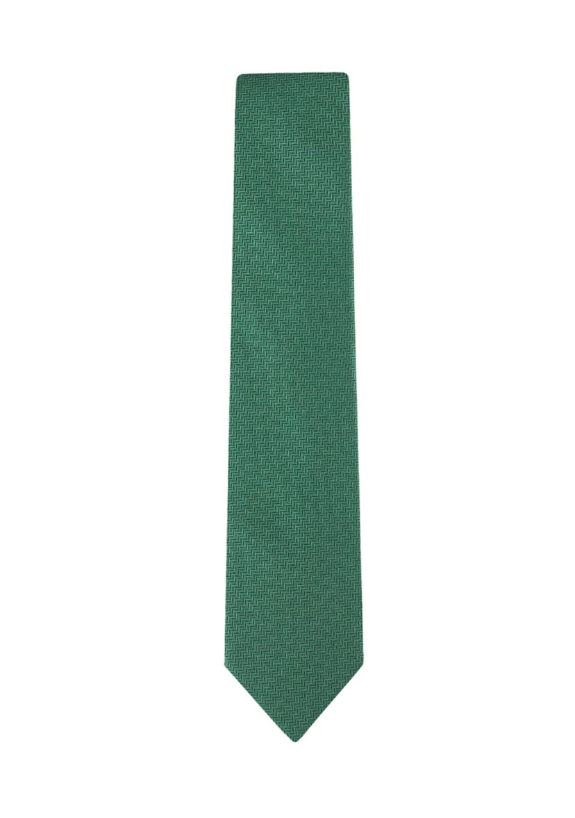 Hazel Herringbone Mens Tie