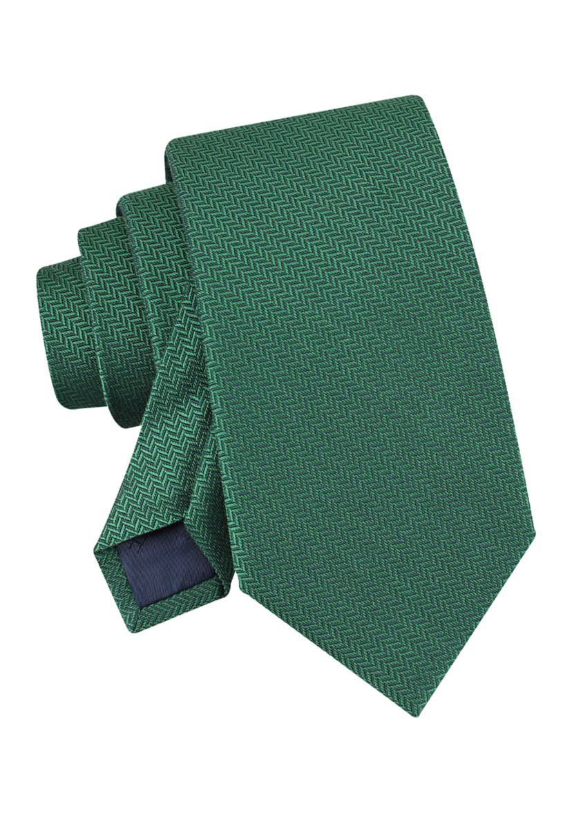 Hazel Herringbone Mens Tie