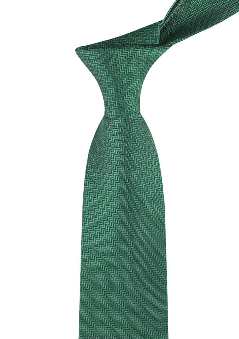 Hazel Herringbone Mens Tie