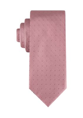 Tommy Hilfiger Men's Mason Micro Dot Pattern Tie, Pink