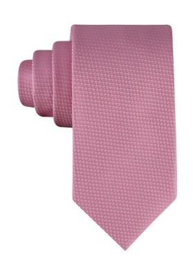 Tommy Hilfiger Men's Claudia Micro Geometric Tie, Pink