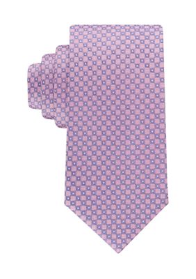 Tommy Hilfiger Men's Barrington Neat Pattern Tie, Pink