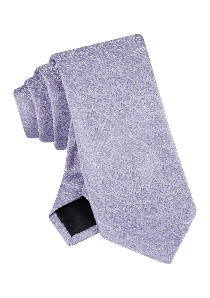 Mens Birdie Floral Necktie