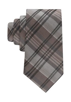 Calvin Klein Men's Luke Plaid Pattern Tie