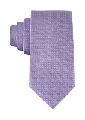 Calvin Klein Men's Manon Micro Pattern Tie, Purple