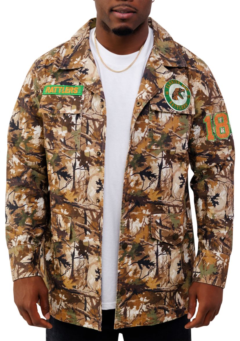 NCAA Florida A&M Rattlers Camo Field Jacket