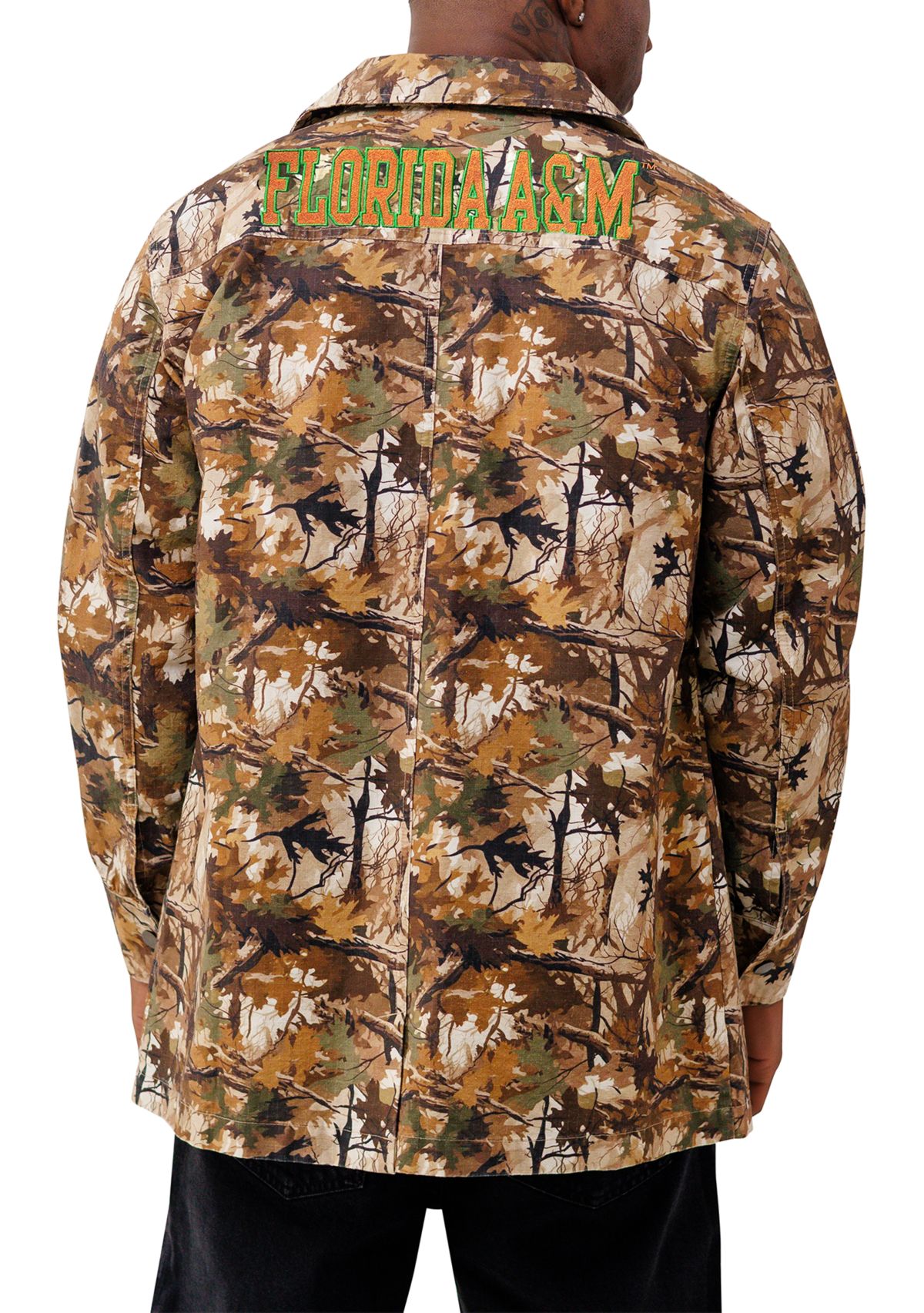 NCAA Florida A&M Rattlers Camo Field Jacket