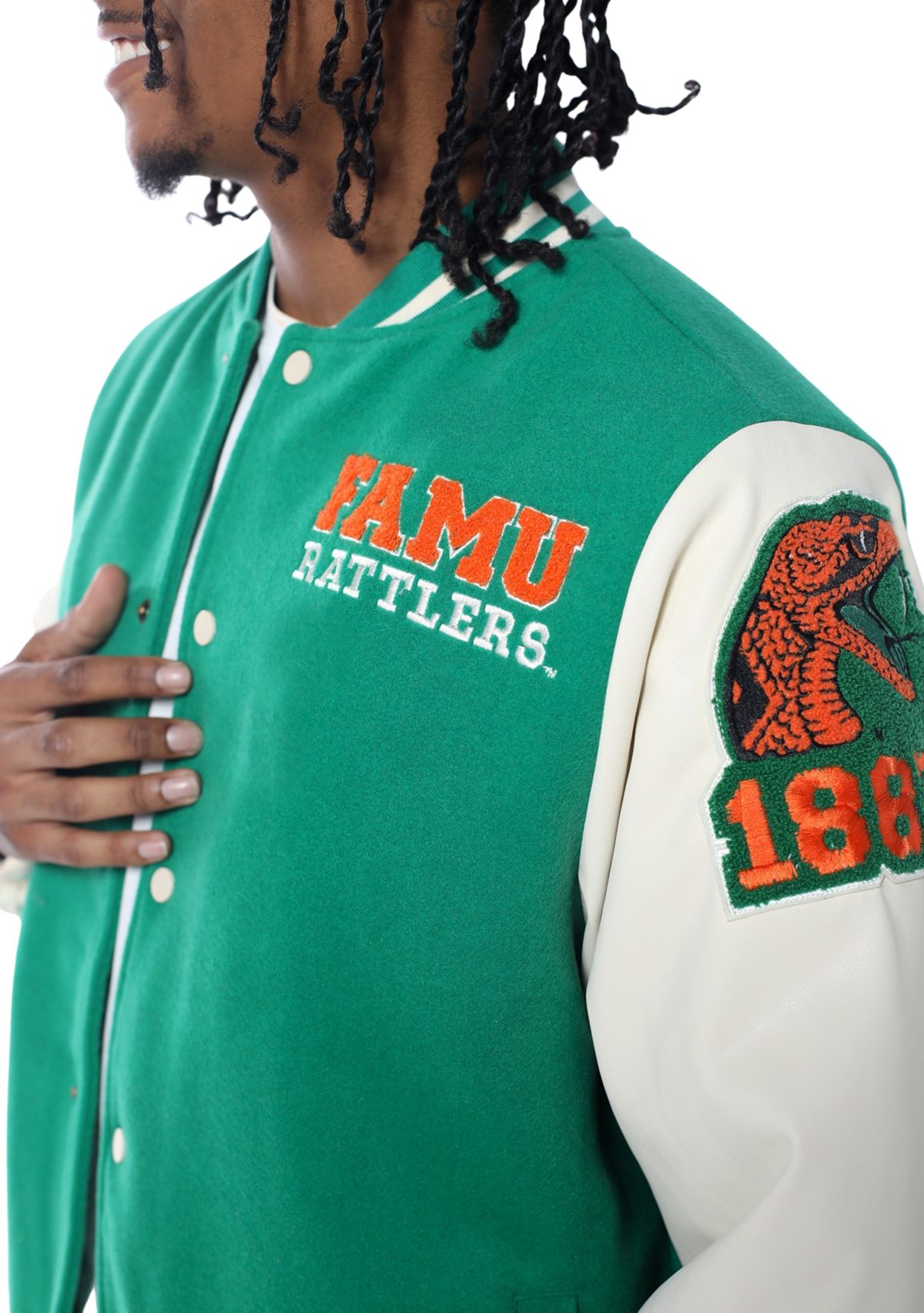 NCAA Florida A&M Rattlers Varsity Jacket