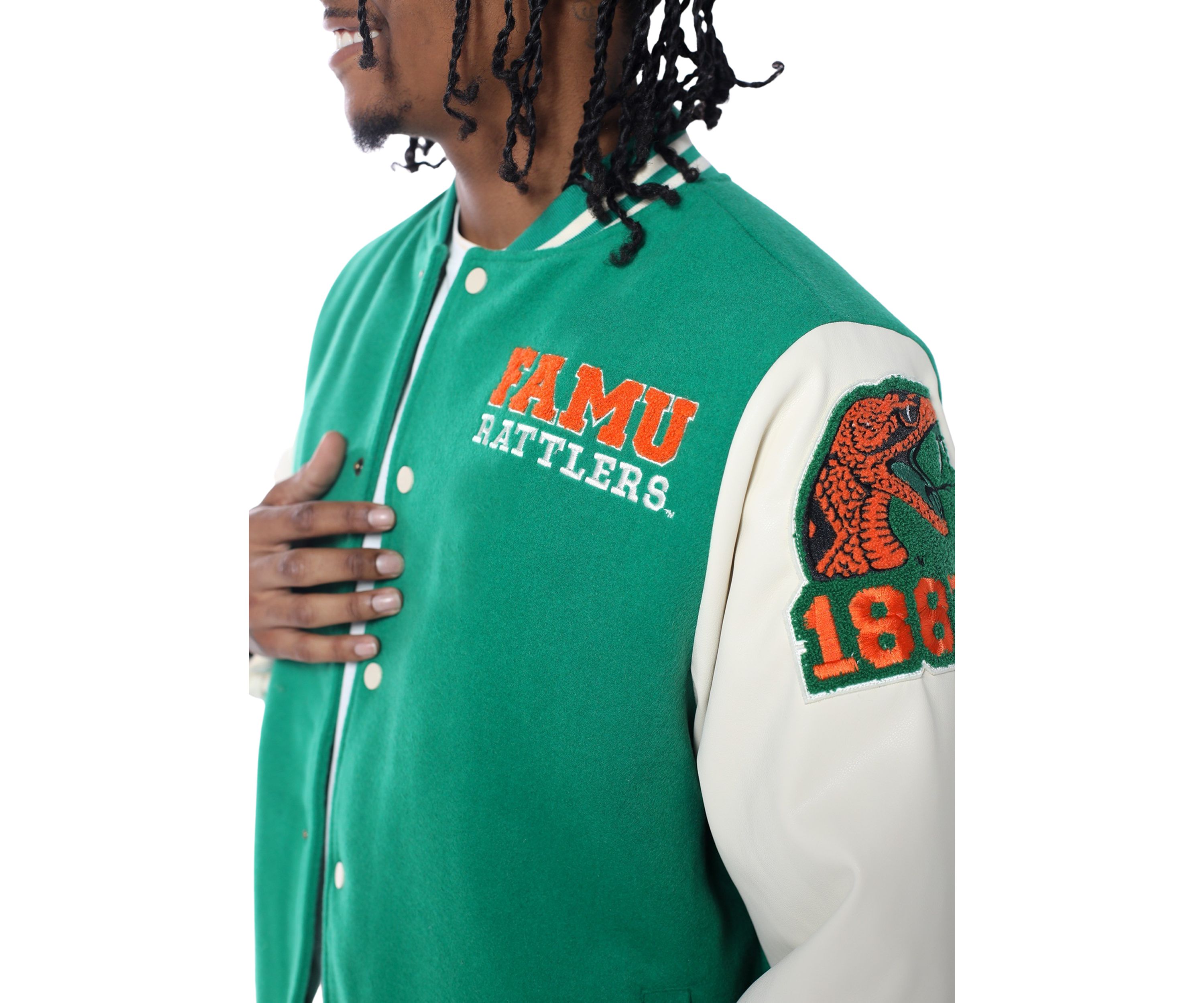 NCAA Florida A&M Rattlers Varsity Jacket