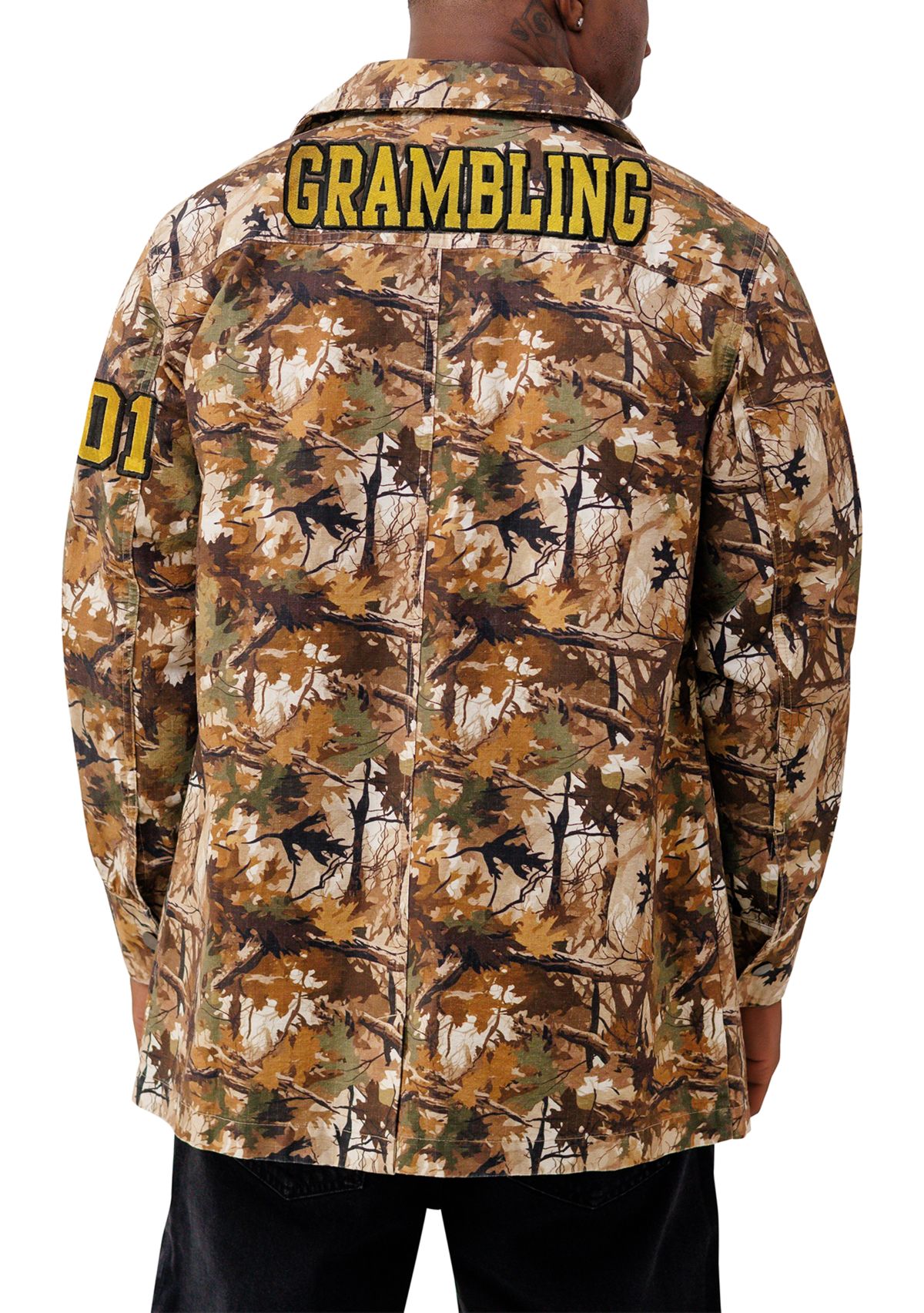 NCAA Grambling State Tigers Camo Field Jacket