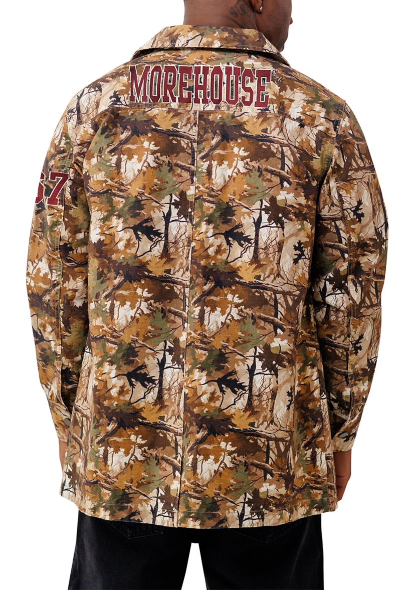NCAA Morehouse Maroon Tigers Camo Field Jacket