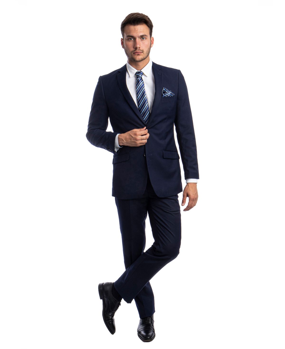Mens Suits, 2 PC Hybrid Fit Suits