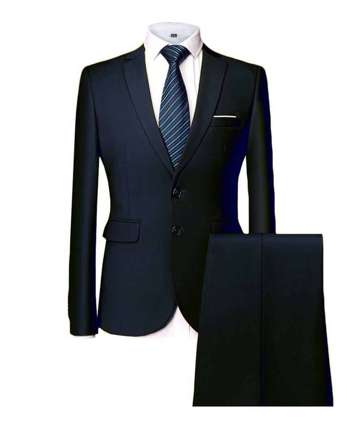 Mens Suits, 2 PC Hybrid Fit Suits