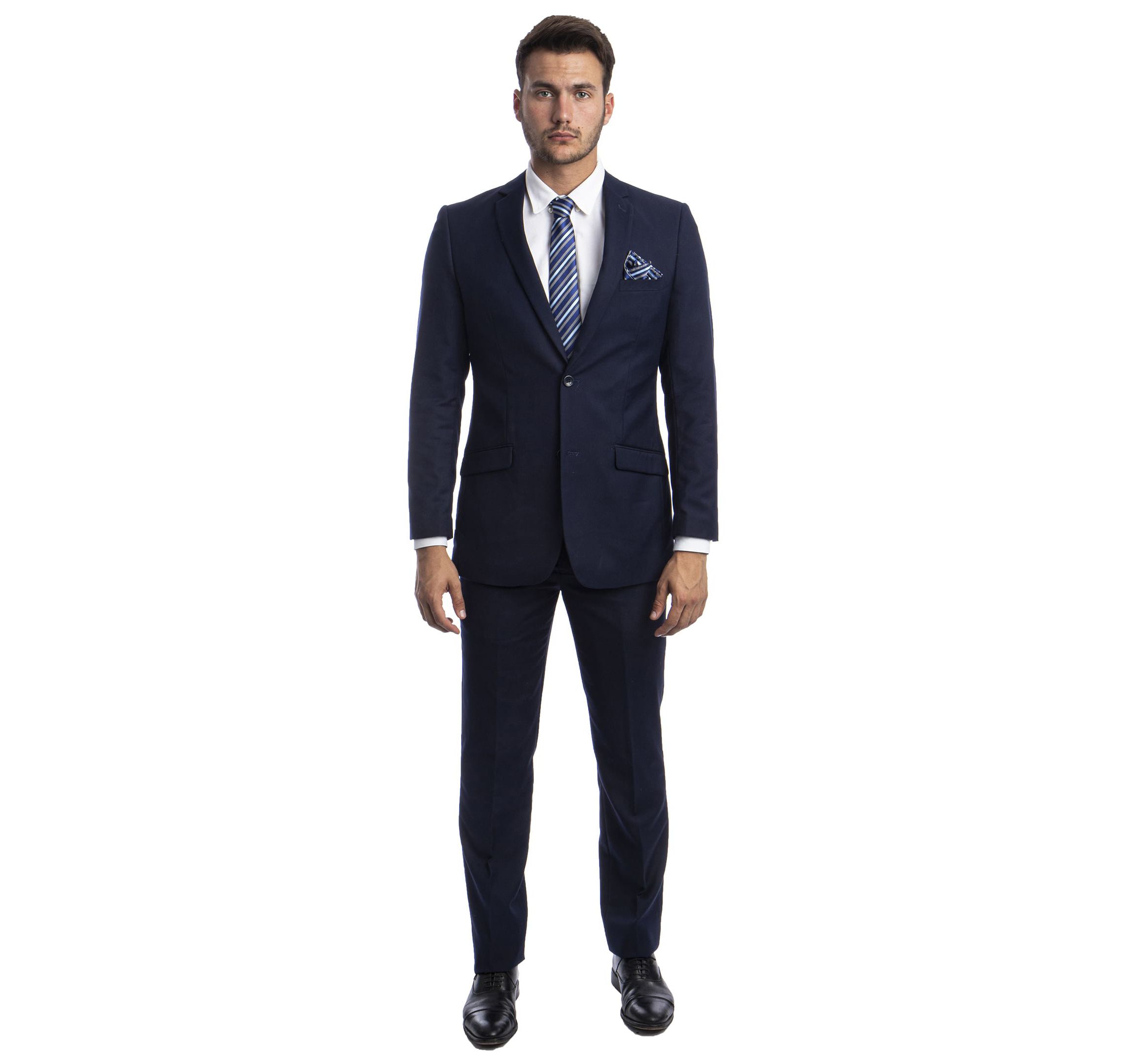 Mens Suits, 2 PC Hybrid Fit Suits