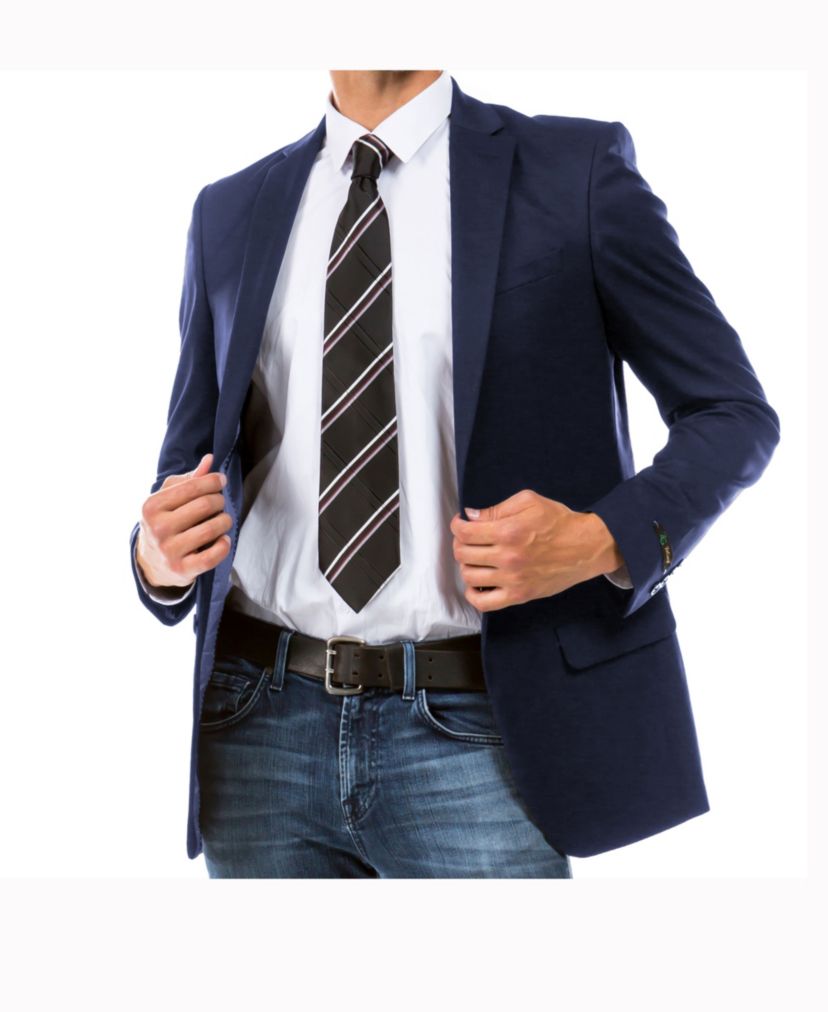Solid Suit Separates Notch Collar Dinner Jacket