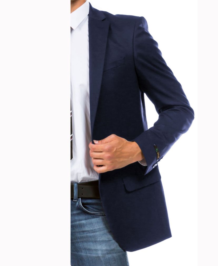 Solid Suit Separates Notch Collar Dinner Jacket