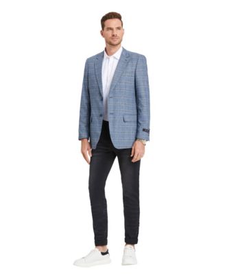 Glen Plaid Slim Fit Jacket