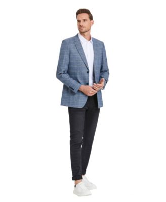 Glen Plaid Slim Fit Jacket