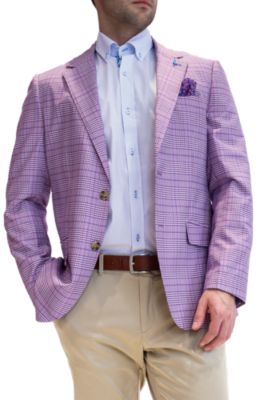 Textured Plaid Sportcoat