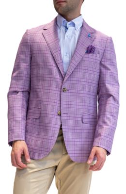 Textured Plaid Sportcoat