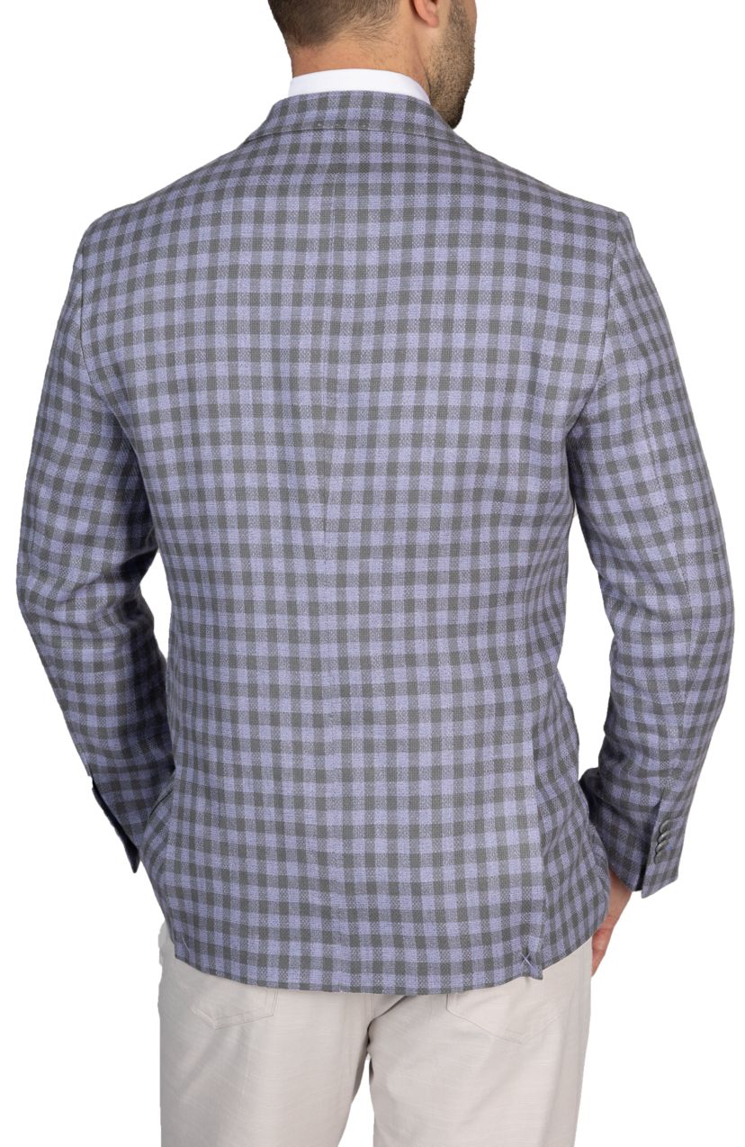 Textured Houndstooth Sportcoat