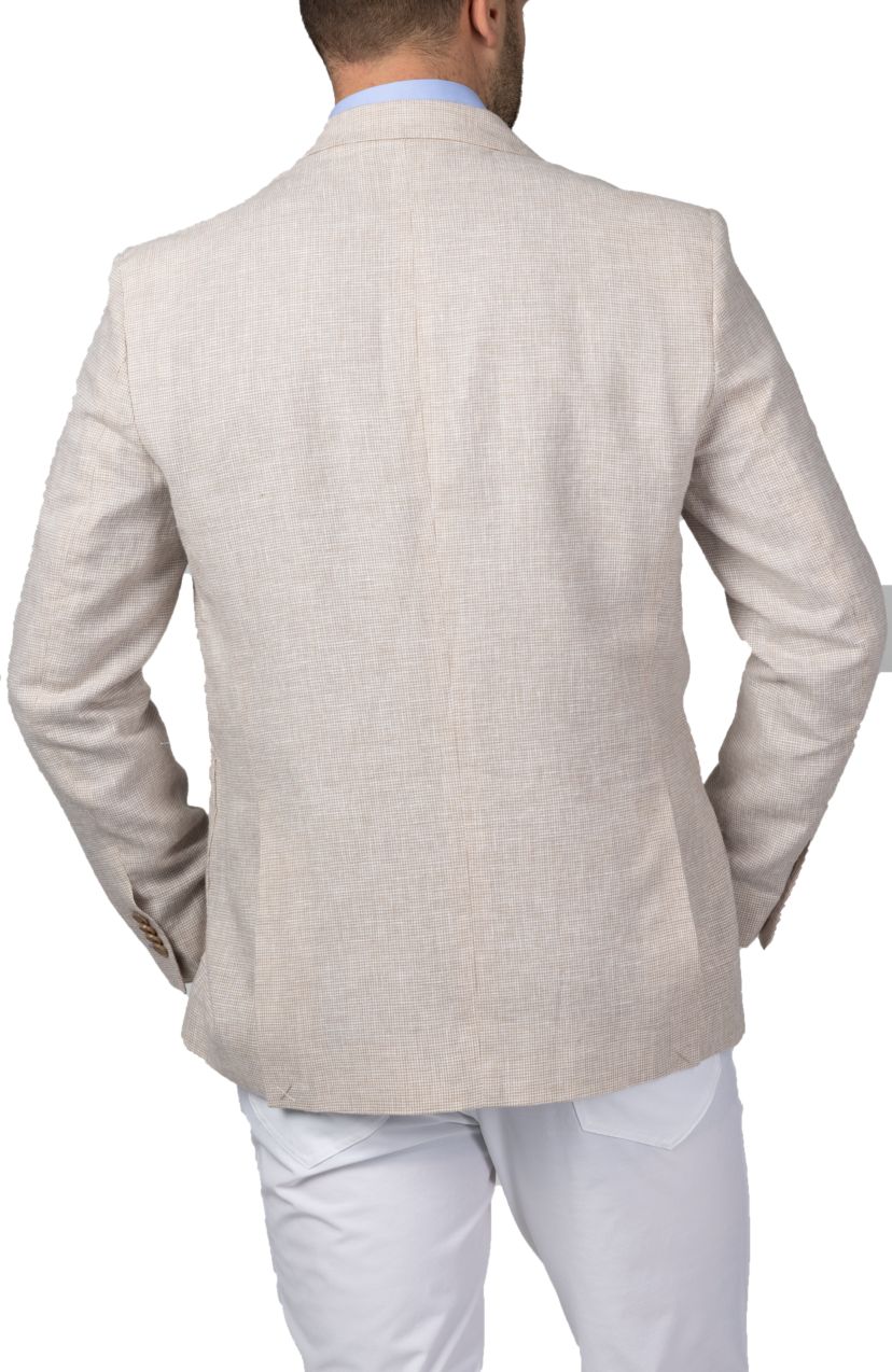 Mini Textured Houndstooth Sportcoat