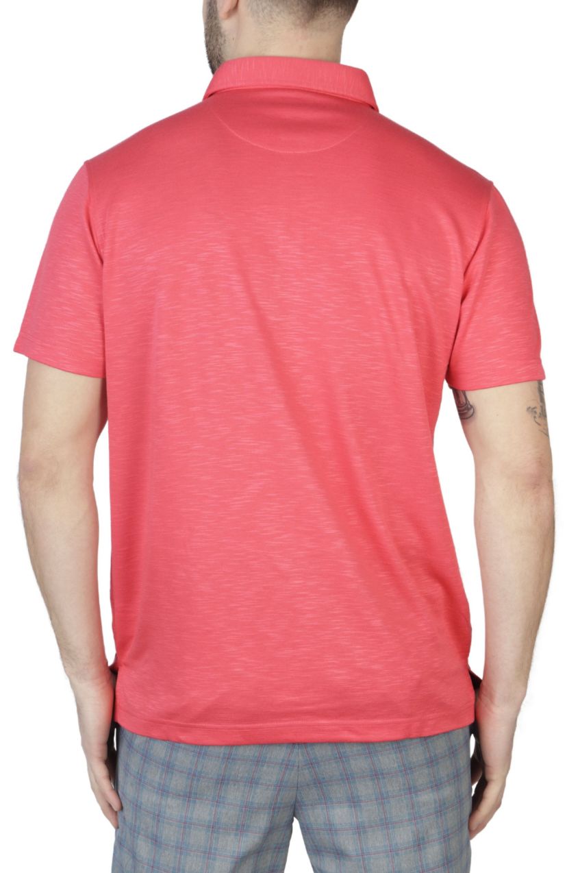 Slub Micro Pique Polo with Contrast Trim