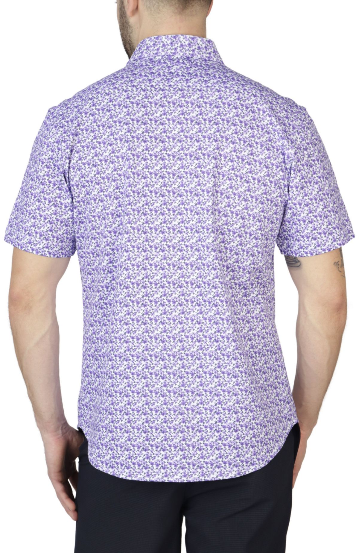 Retro Floral Knit Shirt