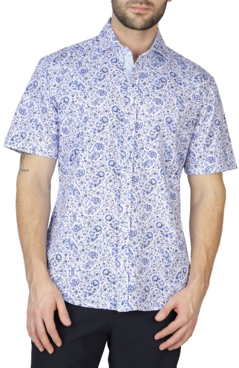 Floral Paisley Knit Shirt