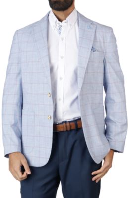 Melange Windowpane Sportcoat