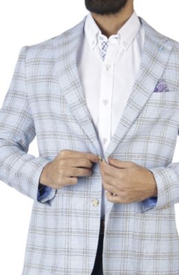 Textured Plaid Sportcoat